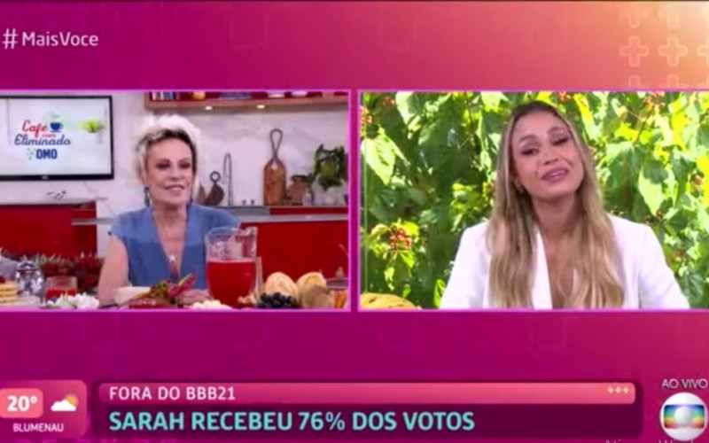 Sarah reflete trajetória no 