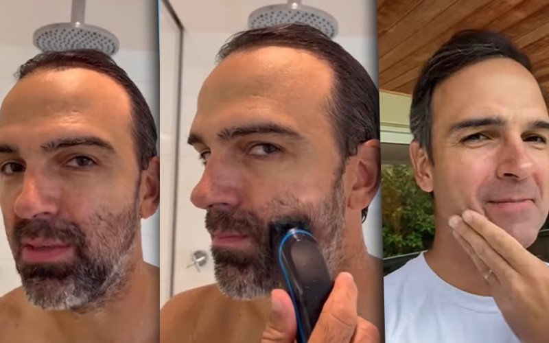 Tadeu Schmidt muda o visual e se anima para o BBB 23: 