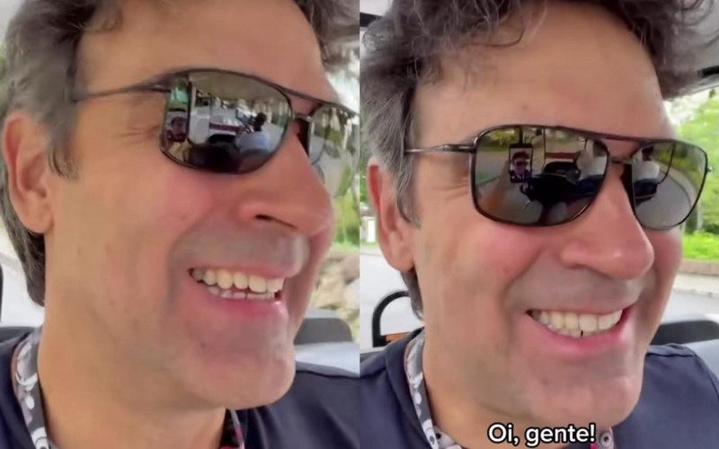 Tadeu Schmidt visita a casa do BBB 26 pela primeira vez antes do início da nova edição