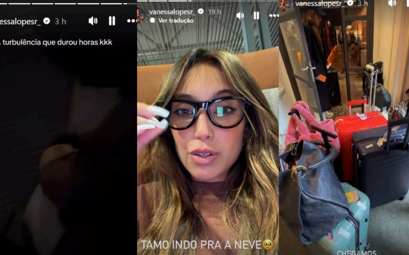 Vanessa Lopes relata sufoco durante voo para Madri