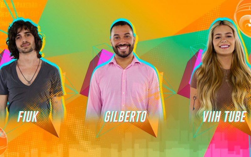 Enquete BBB21: Fiuk, Gilberto e Viih Tube estão no 14º paredão; votação e quem sai