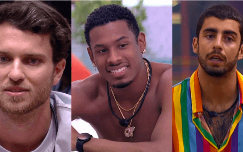 Enquete BBB22: Lucas, Paulo André e Pedro Scooby estão no paredão; vote em quem você quer que saia!