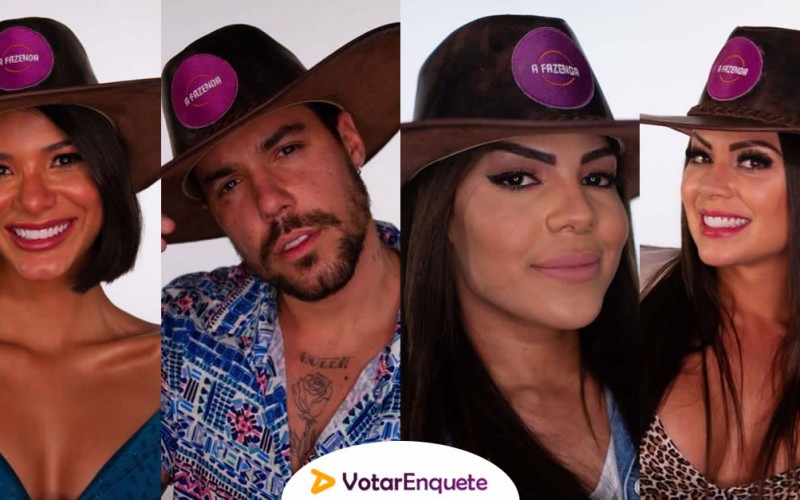 Vote na sétima 7ª Roça da Fazenda 12!