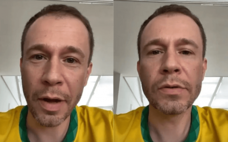  BBB21: Tiago Leifert promete exibir cena de Fiuk e Gil pelados 