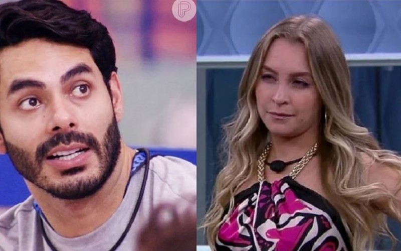 Rodolffo e Carla Diaz têm disputa acirrada e equipe de sertanejo sorteia celular de R$ 7 mil para eliminar atriz