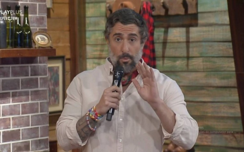 A Fazenda 12: Marcos Mion anuncia anulação do poder e joga Tays na roça