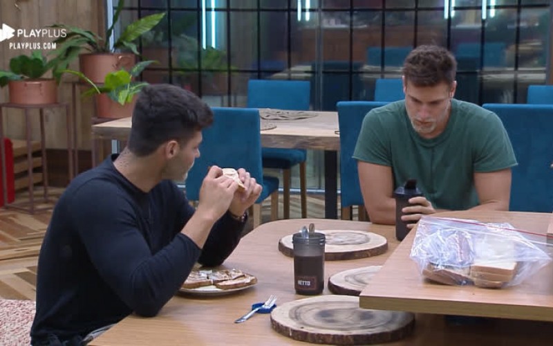 Guilherme Leão e Netto traçam estratégia para seguir no reality