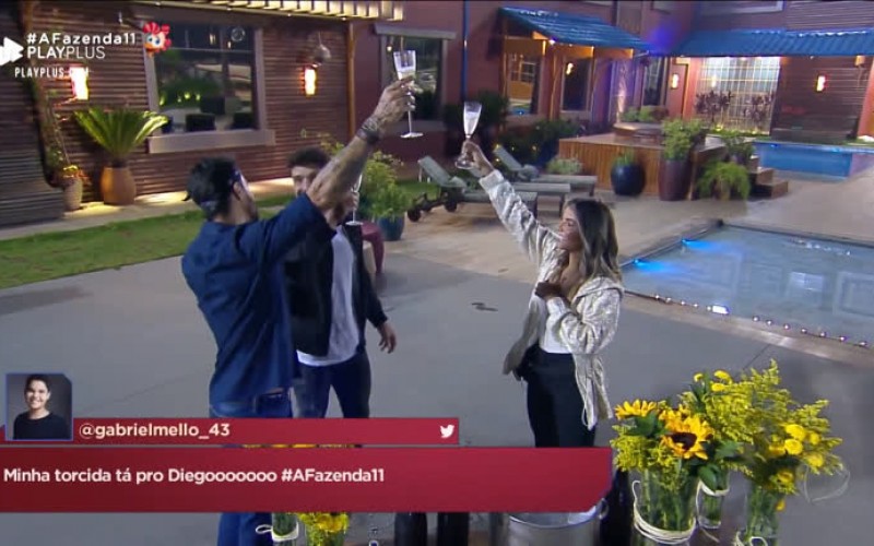 Lucas e Hari voltam à sede depois da roça e celebram vaga na final