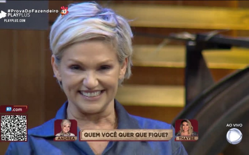 Na Roça, Andréa Nóbrega e Thayse Teixeira pedem apoio do público