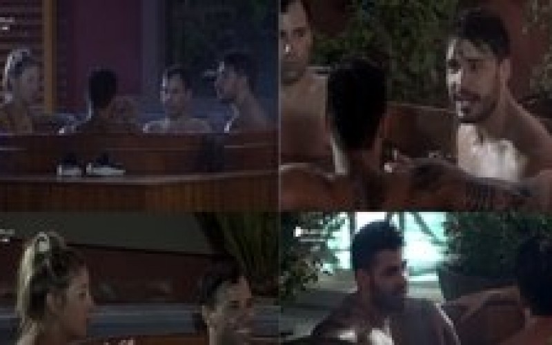 Peões fazem revelações polêmicas em banho de ofurô