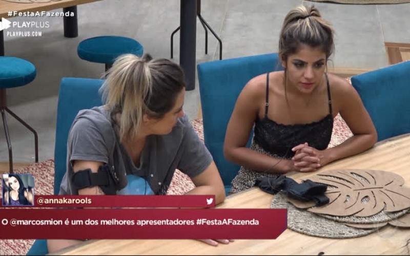 Tati e Thaysa chamam a atenção de Hari sobre Lucas