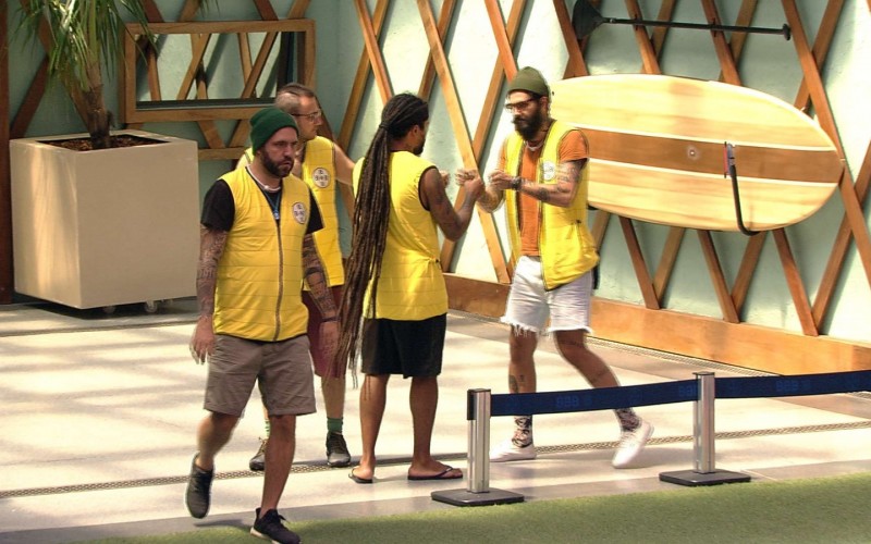 Prova da Comida Tacada Perfeita: time amarelo vence a disputa