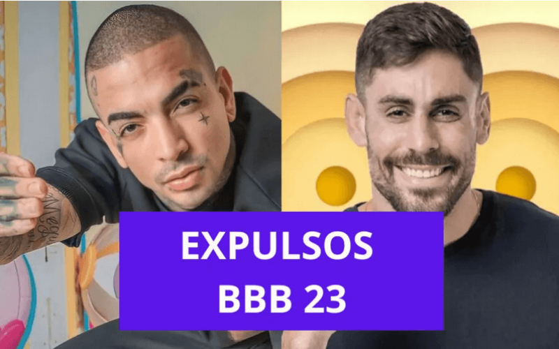 Veja o momento que MC Guimê e Cara de Sapato são expulsos do BBB 23