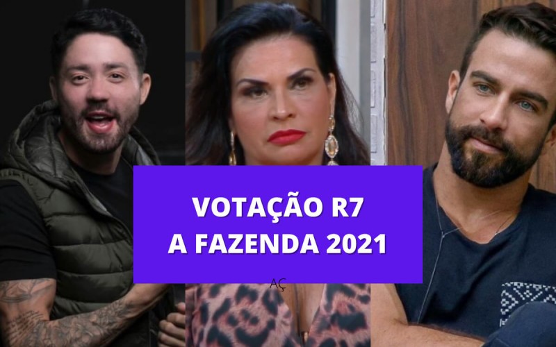 Votação do R7 para eliminar Erasmo, Rico ou Solange da Fazenda
