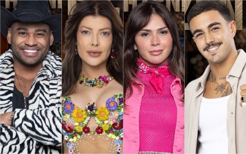Votar A Fazenda 15: Black, Jaquelline, Nadja e Yuri estão na roça; votação