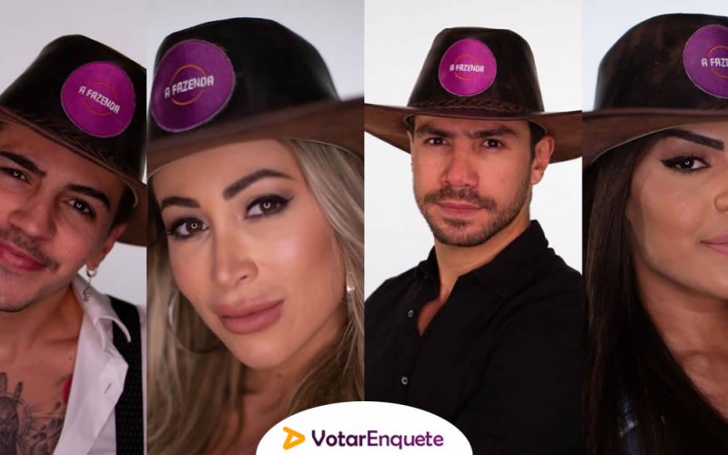 Enquete A Fazenda 2020: Tays, Carol, Biel ou Mariano, quem deve ficar?