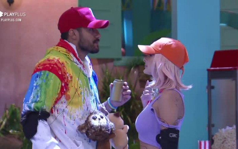 Lary tenta investida em Bil - A Fazenda 13