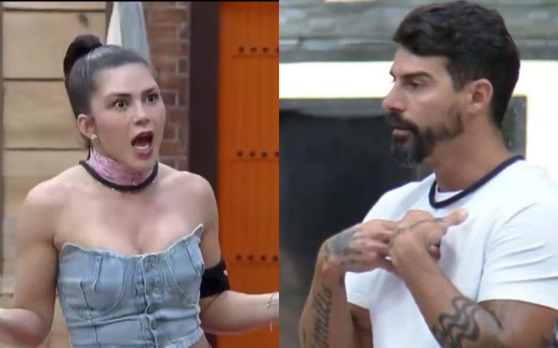 Nadja e Radamés armam barraco: "Está me humilhando?" 