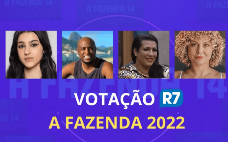 Vote na décima 10ª Roça de A Fazenda 14!