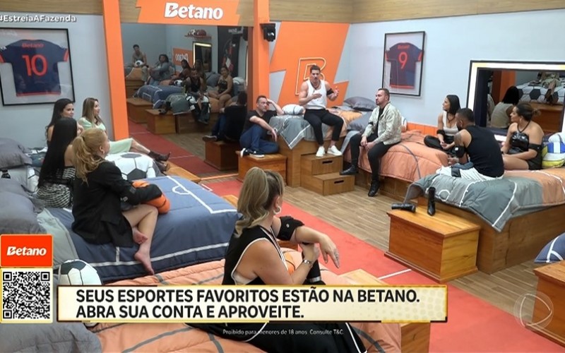 Peões conhecem Quarto Betano de A Fazenda 16