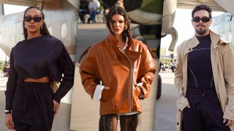 Aline Patriarca e Vinicius Nascimento prestigiam Vitória Strada no SPFW