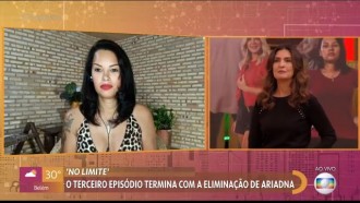 Ariadna declara torcida e admiração por Paula no 'No Limite': 'É a minha aposta, eu queria ser a Paula'