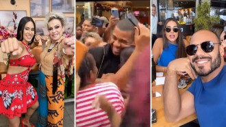 Entrevista, gravação e turismo pelo RJ; veja como está o dia dos ex-BBBs