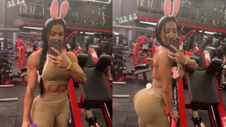 Gracyanne Barbosa malha de 'coelha': 'Cada um tem a Páscoa que merece'