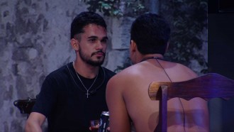 João Gabriel chama Guilherme para conversar sobre Aline: 'Para mim, é sabonetar'
