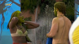 Leidy Elin pede a participantes que apartem briga de MC Bin Laden e Davi: 'Isso é muito sério'