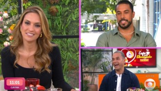 Maike afirma estar apaixonado por Renata e comenta cantadas iguais com sisters: 'As duas tinham lábios muito bonitos'