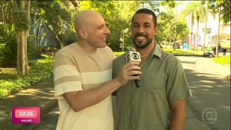 Maike toma café da manhã no Mais Você após Eliminação do BBB 25