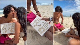 Vanessa Lopes e Lucas Mamede 'eternizam o amor' e ex-BBB brinca: 'Fizemos nosso date de artesanato'