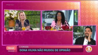 VinÃcius vê questionamento de Vilma no Mais Você após VAR sobre 'velha sonsa' e reafirma: 'Jamais falaria isso'