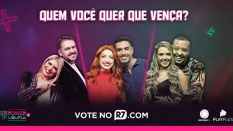 Enquete Power Couple Brasil 6: Parcial aponta qual casal deve ser campeão entre Adryana e Albert, Brenda e Matheus e Karol e Mussunzinho; vote