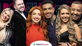 Enquete Power Couple: Brenda e Matheus, Adryana e Albert ou Karol e Mussunzinho? Quem vai ganhar?