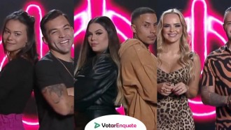Enquete Votação DR do Power Couple Brasil: Carolina e Jonathan x Mari e Matheus x Nina e Filipe, Quem Fica?