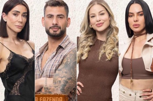 Enquete A Fazenda 17: Michelle, Nizam, Saory e Tamires estão na roça; vote