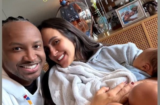Carol Peixinho divide momento fofo com Thiaguinho e o filho, Bento: 'Juntinhos'
