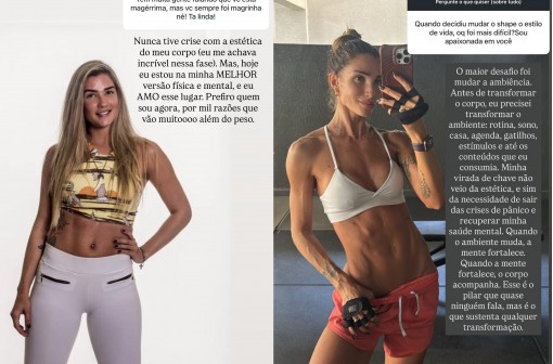 Ex-BBB Aline Gotschalg responde sobre mudanças no corpo: 'Nunca tive crise com a estética'