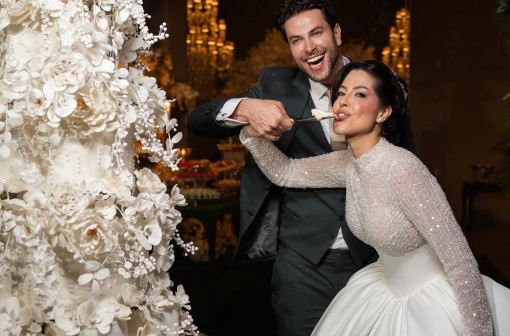 LaÃs Caldas e Gustavo Marsengo celebram 1º mês de casamento: 'Amor leve e cheio de bençãos'