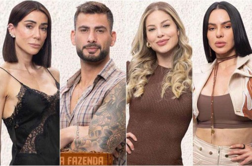 Votar A Fazenda 17: Michelle, Nizam, Saory e Tamires estão na roça; vote