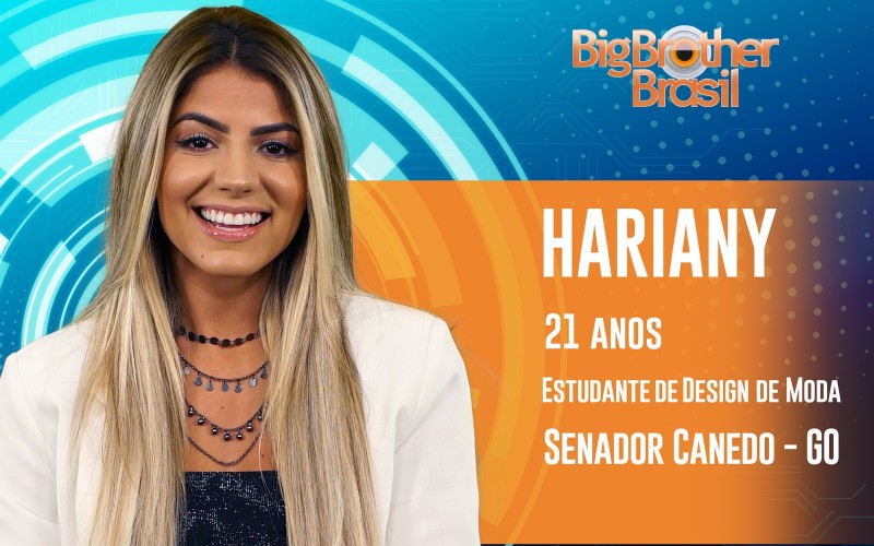 Conheça a participante Hariany, do BBB19!