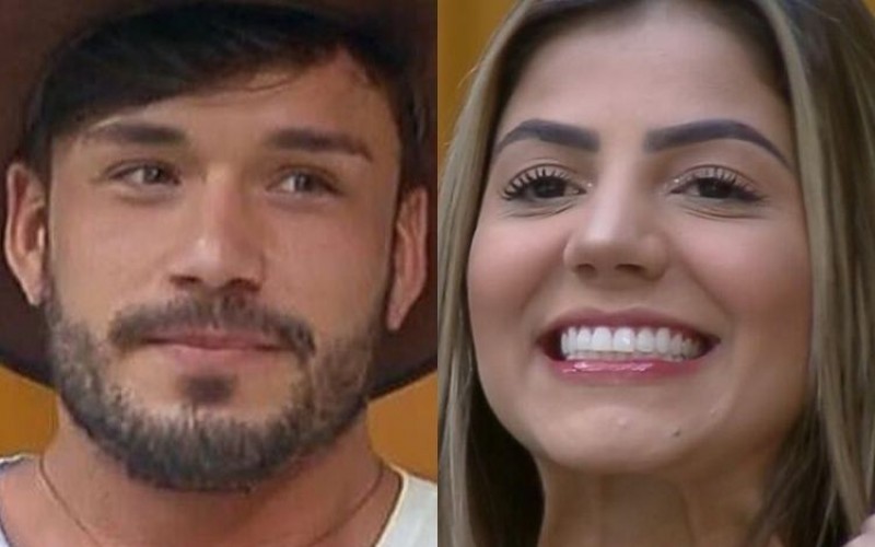 Lucas e Hariany reatam namoro e protagonizam cenas quentes na cama