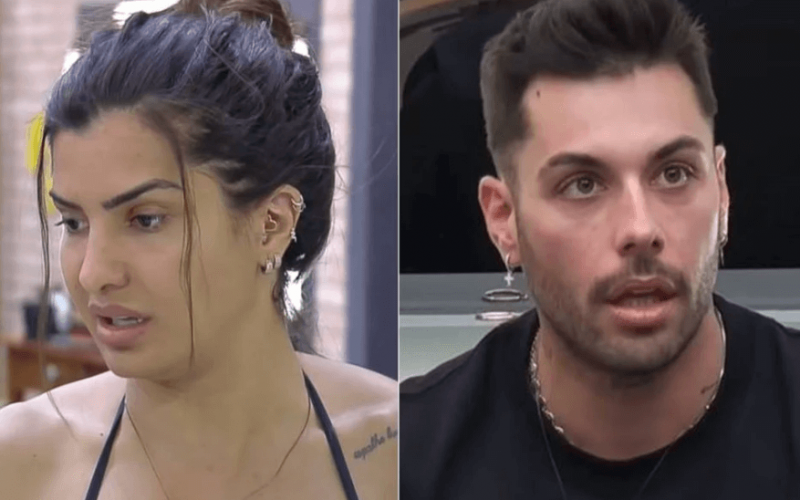 Marina vira as costas para Gui após beijo em A Fazenda 13: