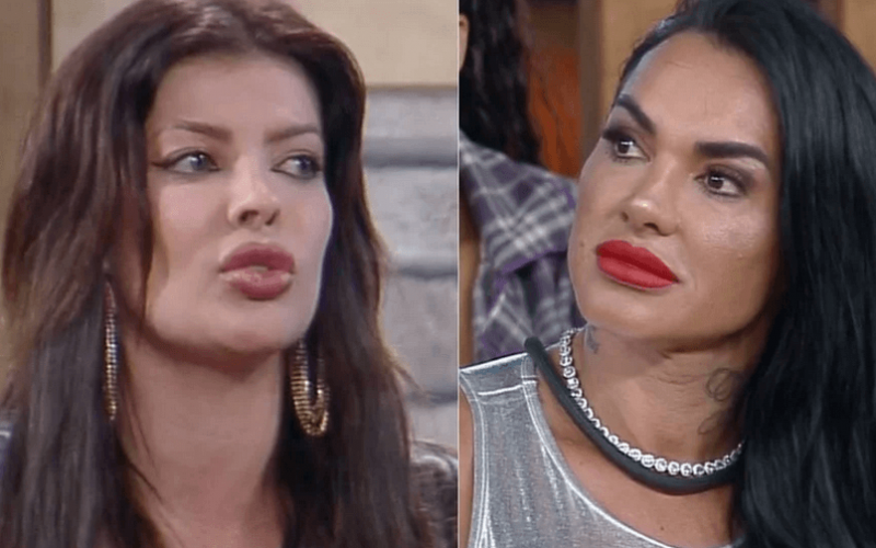 Simioni briga com Jaquelline em A Fazenda 15: