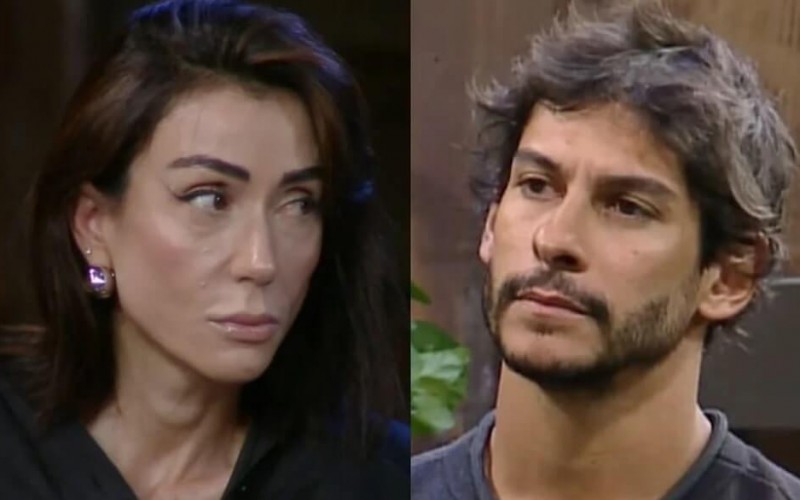 A Fazenda: Record expõe momento em que Michelle e Shia entram no banheiro juntos