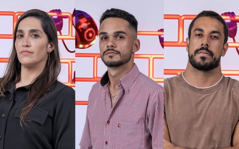 BBB 25: Daniele, João Pedro e Maike estão no 13º paredão