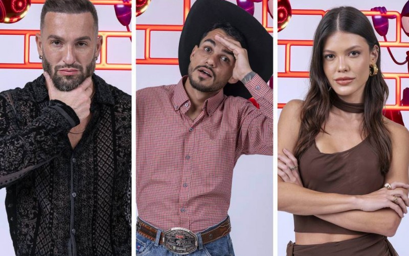 BBB 25: Diego, João Gabriel e Vitória estão no Paredão; vote