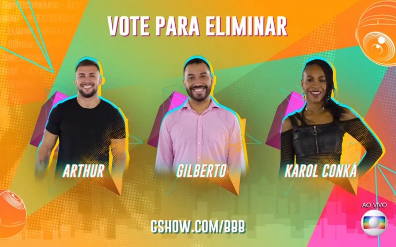 Veja quem vai sair: Karol Conká, Arthur e Gil se enfrentam no quarto paredão